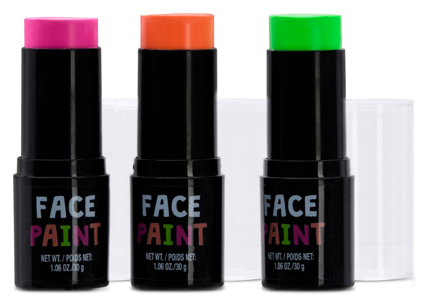 iscream Autumn Glam 3-piece Multicolor Sheer Neon Face Paint Stick Set Beauty & Personal Care iscream