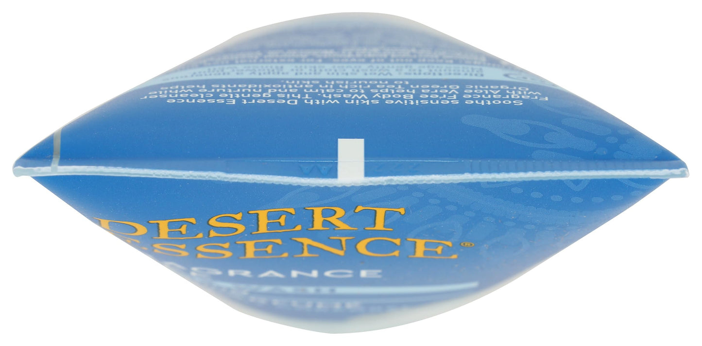 Desert Essence Fragrance Free Body Wash Sensitive Skin-Friendly Plant-Based Cleanser with Organic Aloe, Green Tea & Jojoba Oil - Nourishing Beauty & Personal Care Desert Essence