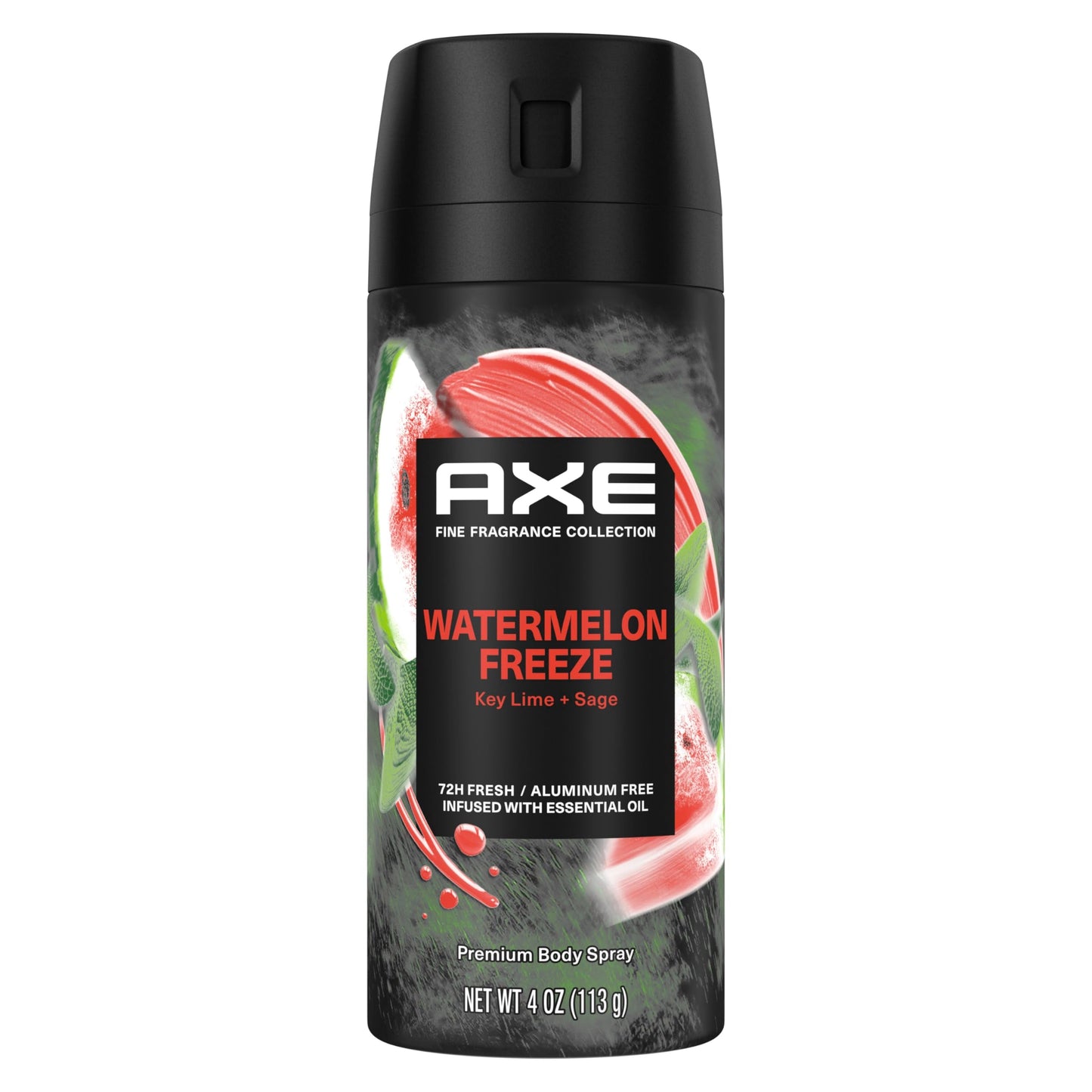 AXE Deodorant Body Spray Watermelon Freeze Fine Fragrance Aluminum Free 4 oz Beauty and Personal Care AXE