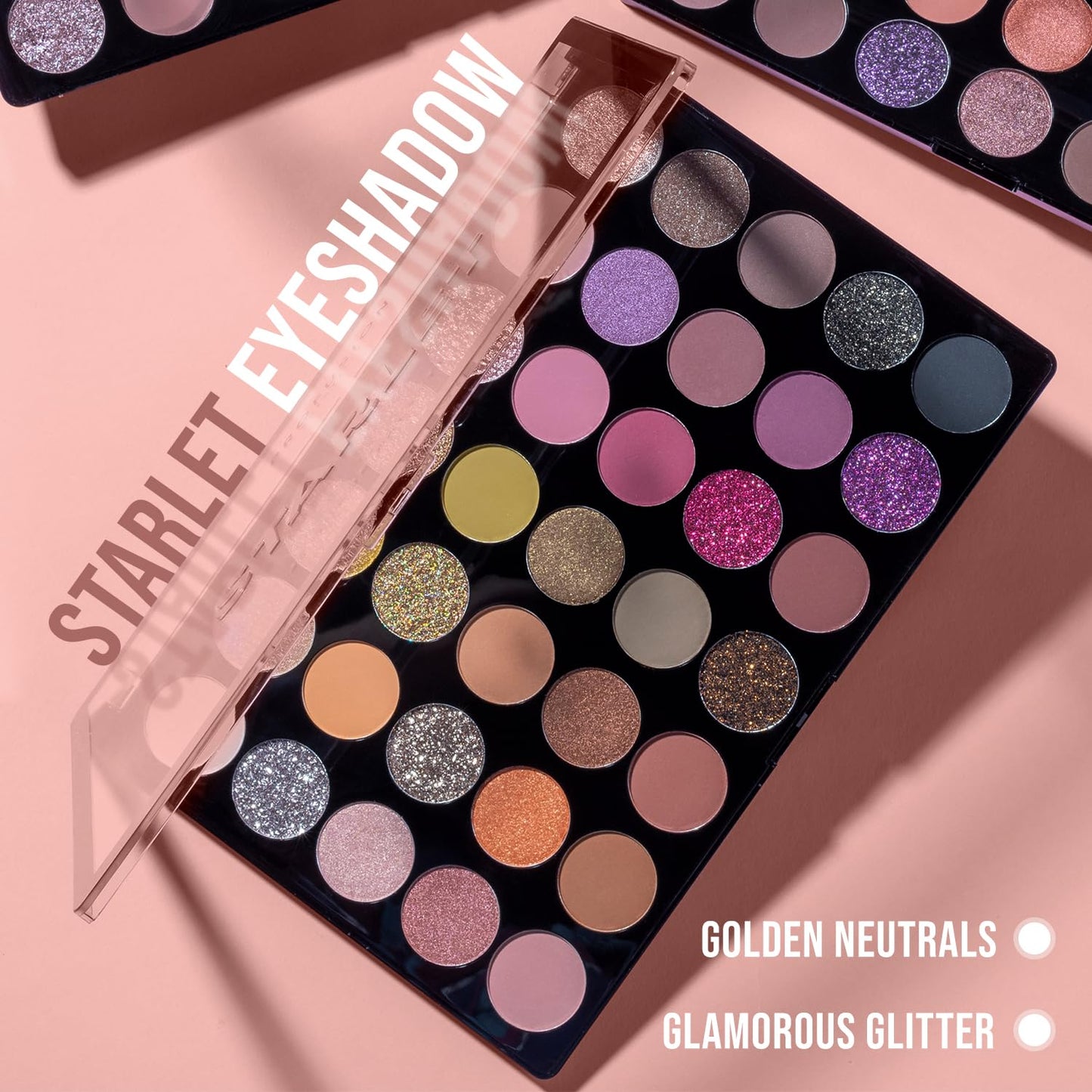 Profusion Cosmetics 35 Shade Starlet Eyeshadow Palette, Multi Finish Golden Neutrals, and Glamorous Glitter Hues for Achieve Stunning Vibrant Eye… Beauty & Personal Care Profusion Cosmetics