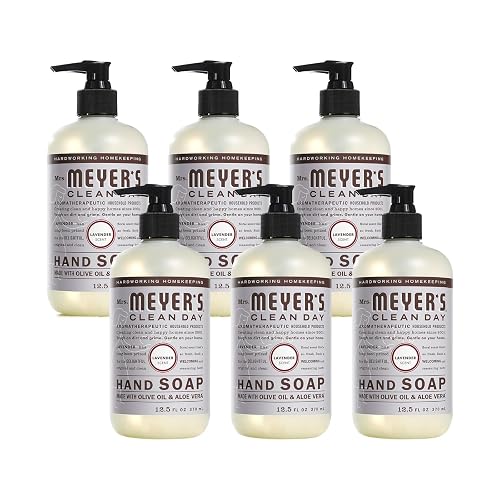 Mrs. Meyer's Clean Day Liquid Hand Soap Bottle, Lavender, 12.5 Fl Oz (Pack of 6) Beauty & Personal Care Mrs. MEYER'S