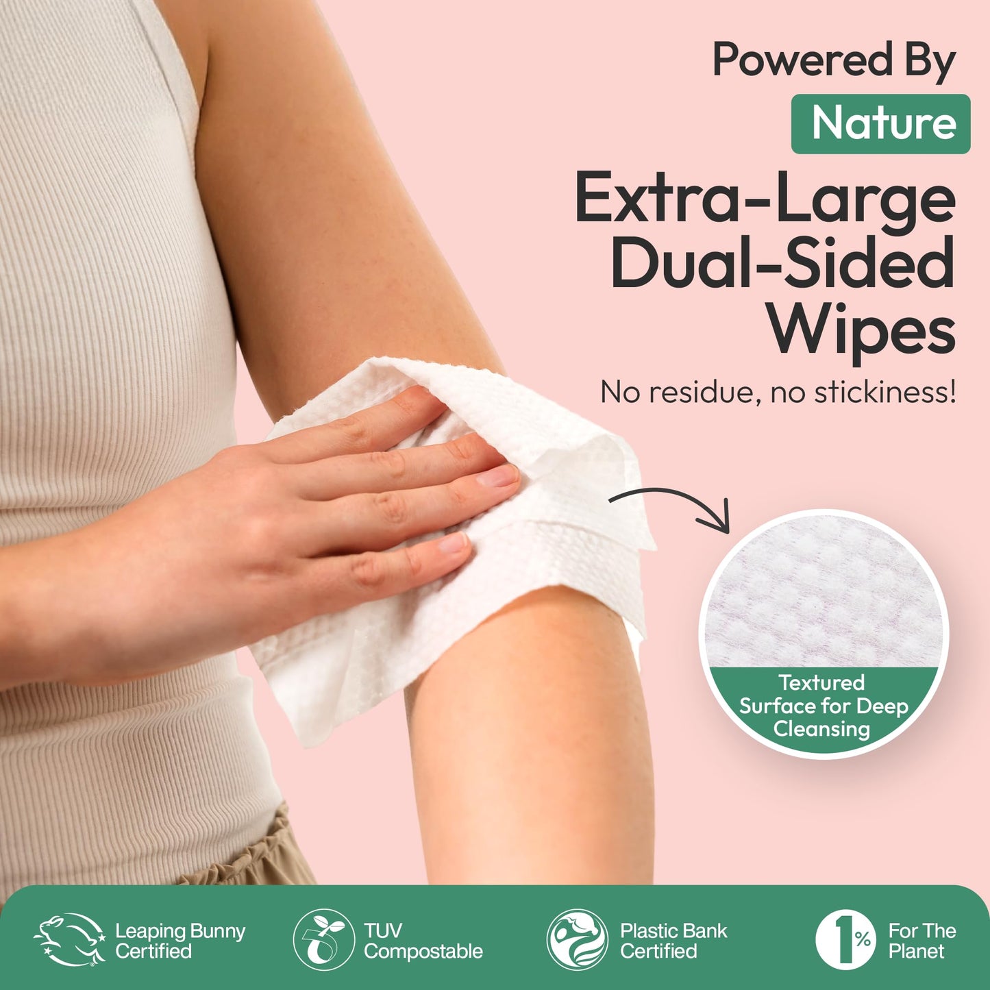 FOMIN Travel Deodorant Wipes - 50 Count - Variety Pack - pH Balanced, Hypoallergenic Mini Deodorant Wipes For Women and Men - Plastic-Free Beauty and Personal Care FOMIN