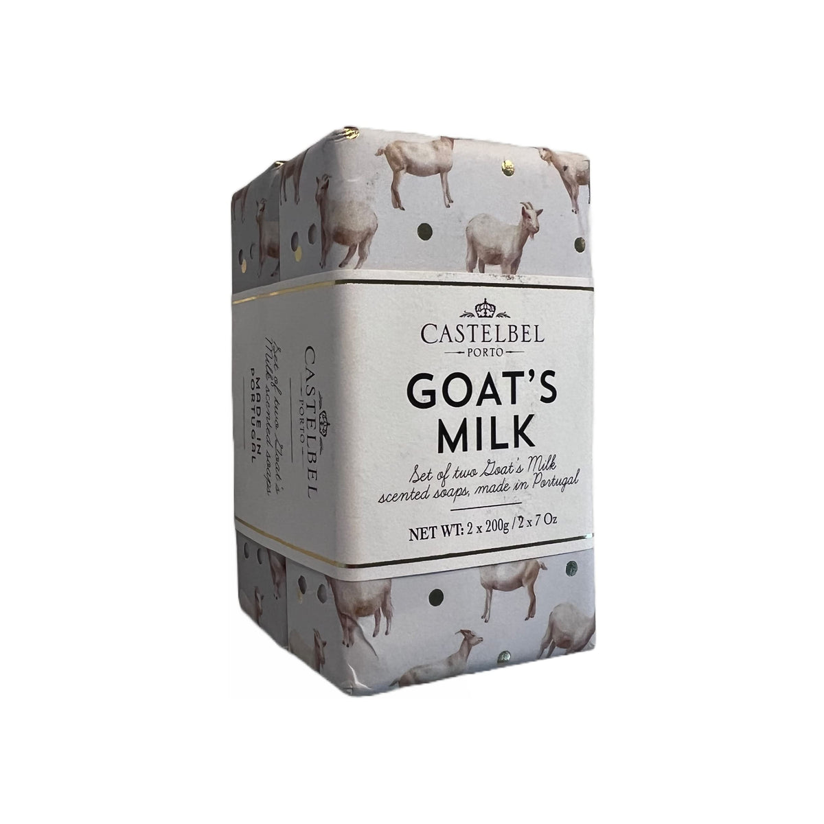 2 (7oz) Castelbel Bars - Goat's MIlk Scented Soap Beauty & Personal Care Castelbel