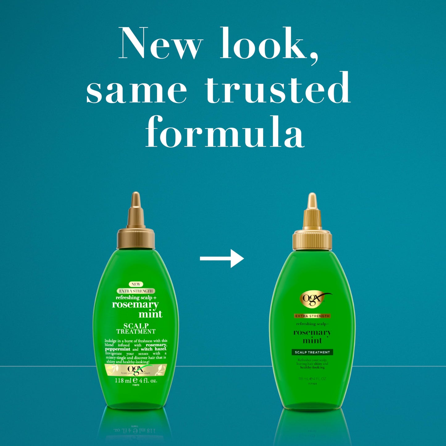 OGX Extra Strength Refreshing Scalp + Rosemary Oil Mint Dry Scalp Treatment, Peppermint & Witch Hazel Scalp Detox, Clarifying Leave-In to Help Remove Beauty and Personal Care OGX