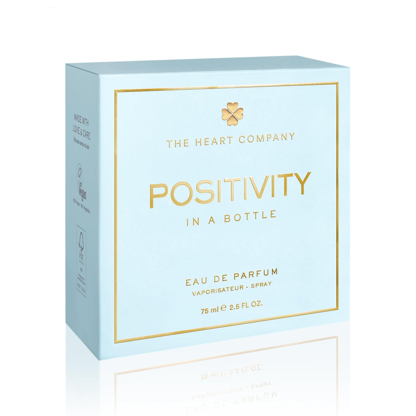 THE HEART COMPANY POSITIVITY in a bottle | Fresh Perfume for women | Vegan Gifts for women | Women's Eau de Parfum Spray 75ml - 2.5 fl oz. Beauty & Personal Care THE HEART COMPANY