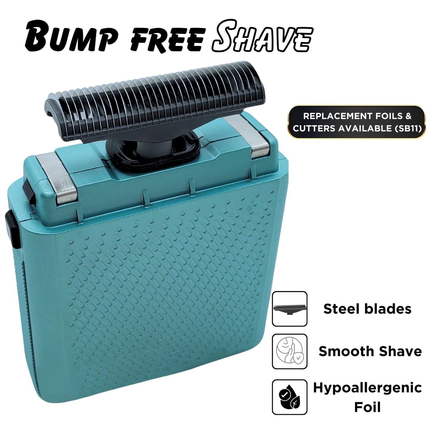 Supreme Trimmer Solo Single Foil Shaver for Pocket - 150 Min Runtime Cordless use, Powerful USB-C Mini Travel Razor for Professional & Home use Beauty and Personal Care Supreme Trimmer