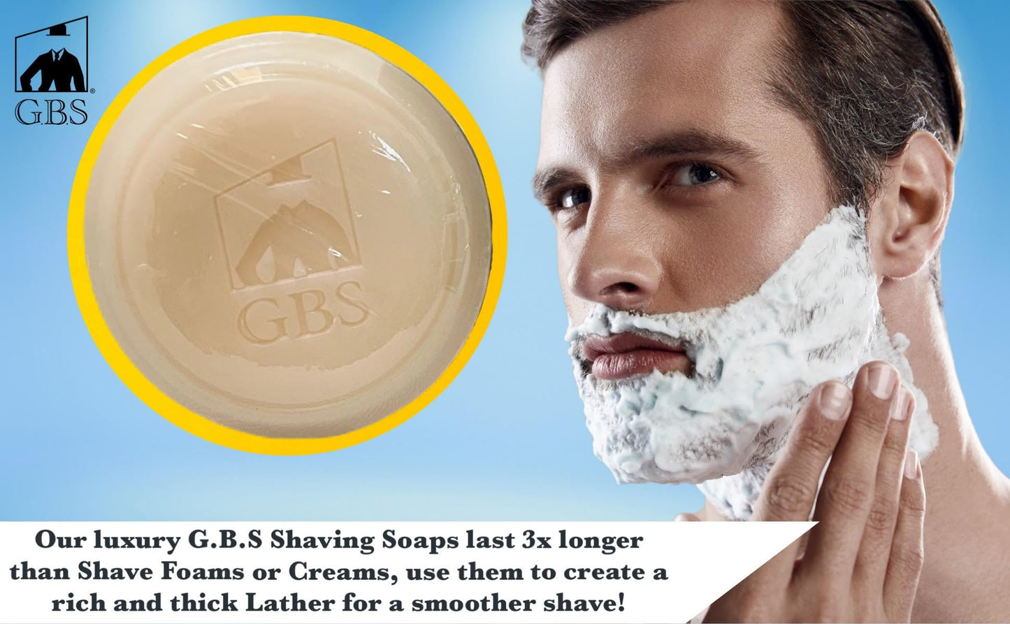 G.B.S Men’s Complete Shaving Set, Brush Razor Holder, Beard Oil Beard Balm, Shaving Soap, Aftershave Pure Badger Shave Brush and Manual Razor Beauty and Personal Care G.B.S