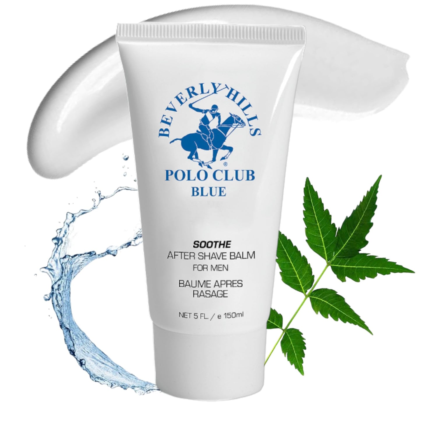 BHPC Blue by Beverly Hills Polo Club After Shave Balm for Men - Soothing Post-Shave Care with Distinctive "Blue" Scent - 5 Fl Oz Beauty and Personal Care Beverly Hills Polo Club