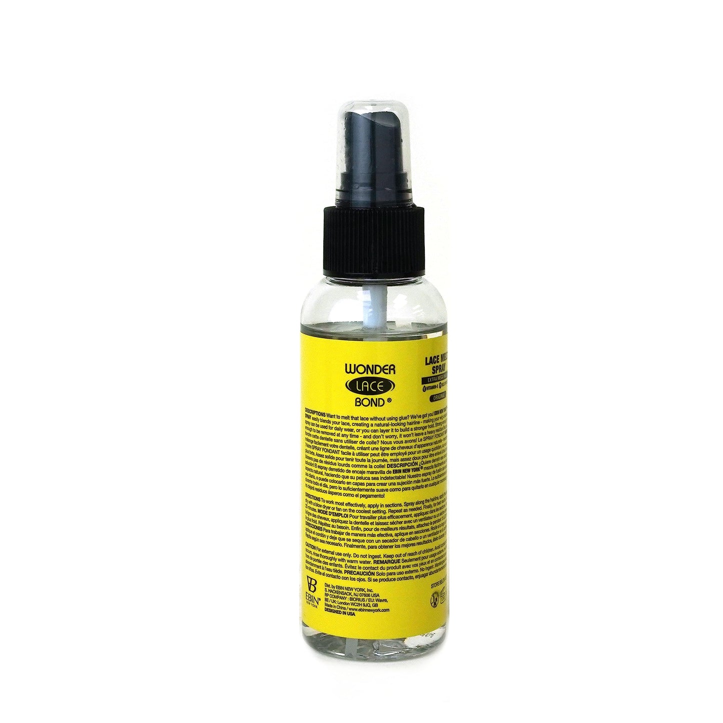 Wonder Lace Bond Melt Spray 3.39 Fl Oz / 100 ml - Extra Mega Hold (Original) | Flawless,Natural, and Sea mleass finish, No Reside, Long Lasting Beauty & Personal Care EBIN NEW YORK