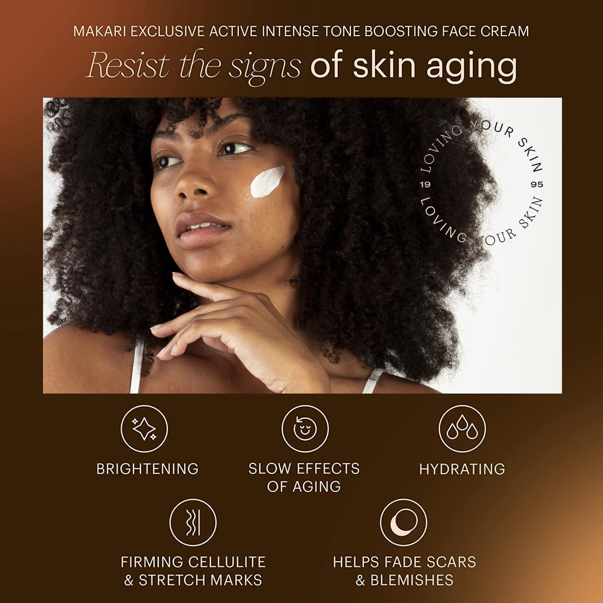 MAKARI Exclusive Active Intense Tone Boosting Face Cream (1.7 oz) | Skin-Brightening Facial Cream | Moisturizes and Softens | Smoothens Fine Lines Beauty & Personal Care MAKARI
