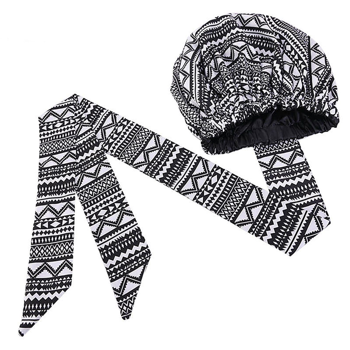 Luovce Satin Bonnet for Women Silk Bonnet for Hair Satin Bonnet for Sleeping Head Scarf Satin Lined Head Wrap Beauty and Personal Care Luovce