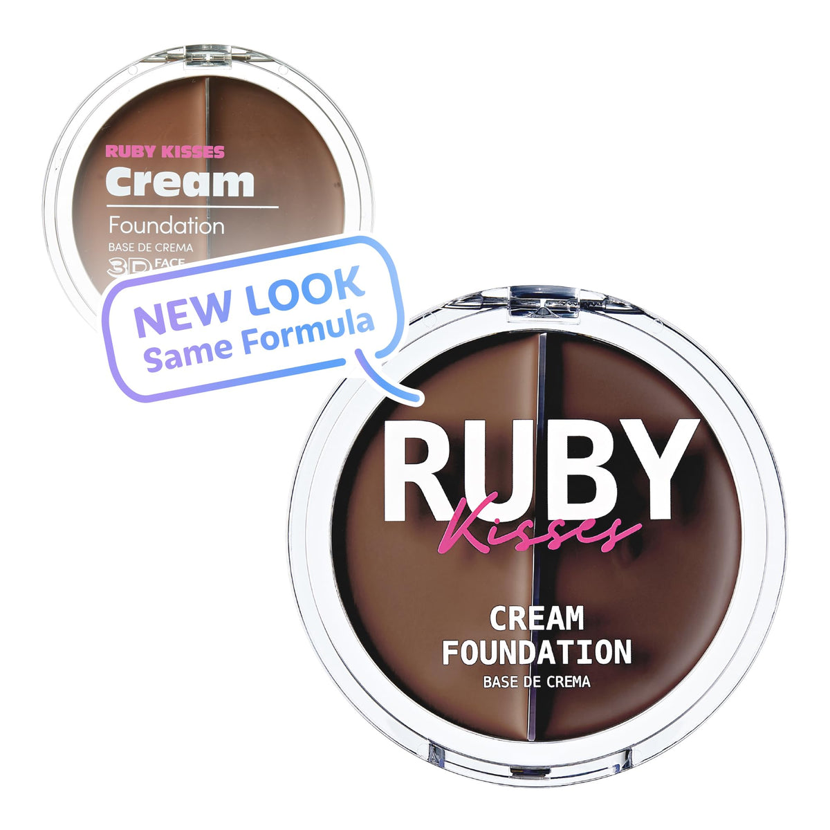 Ruby Kisses 3D Face Creator Cream Foundation & Concealer, 12 Hours Long Lasting, Medium to Full Coverage, Non-Greasy, Ideal for Makeup & Contour Beauty & Personal Care Ruby Kisses