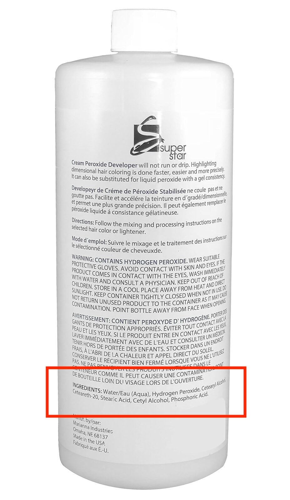 Super Star Cream Peroxide Developer 40 Volume - 16 Oz Beauty & Personal Care Super Star