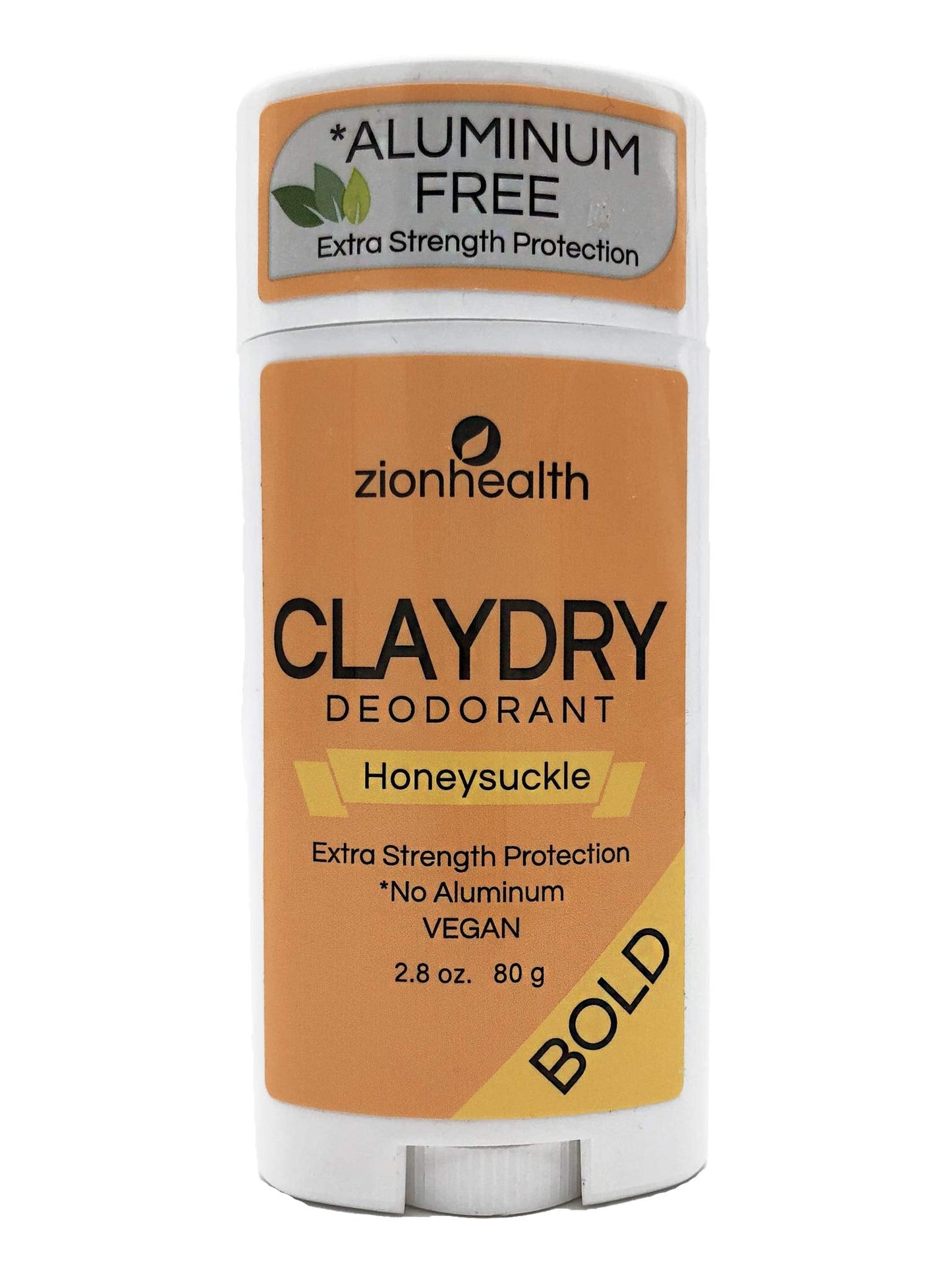 Clay Dry Bold - Honeysuckle Zion Health 2.8 oz Stick Beauty and Personal Care Zion Health