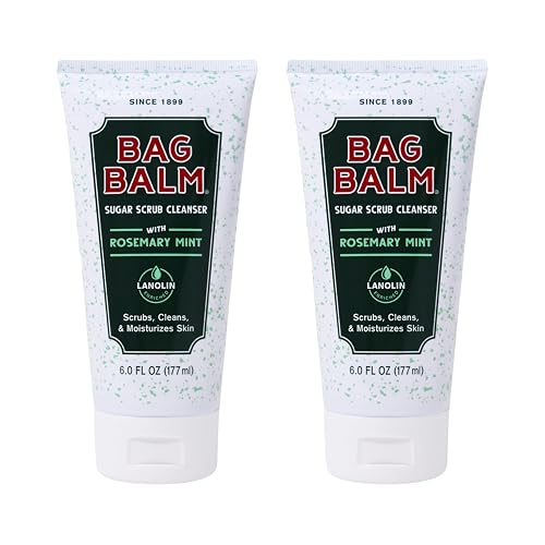 Bag Balm Vermont's Original Moisturizing Body Wash (6 Fl Oz (Pack of 2), Sugar Scrub) Beauty & Personal Care Bag Balm
