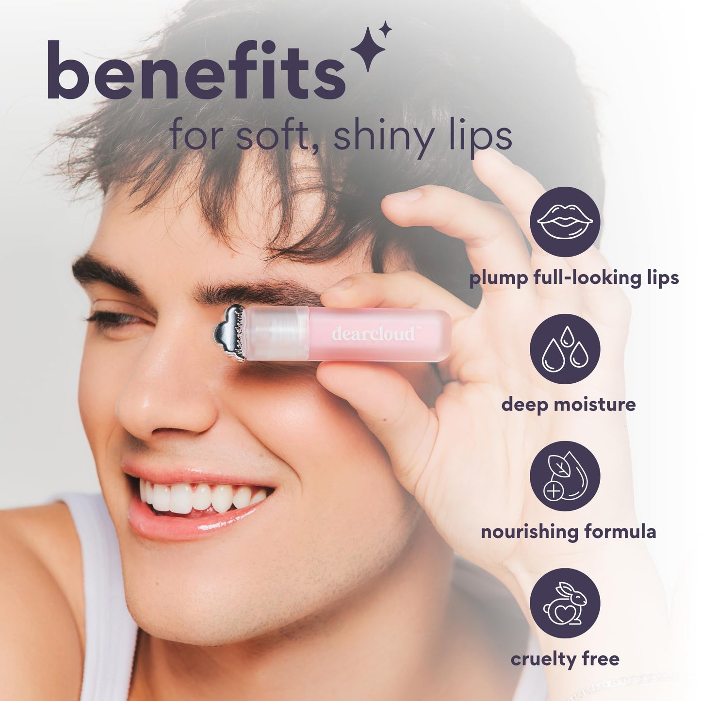dearcloud Super Jelly Lip Plumper - Lip Gloss Plumper with Hyaluronic Acid & Capsicum - Plumping Lip Gloss for Women - Candy Latte (.13 fl oz oz) Beauty & Personal Care dearcloud