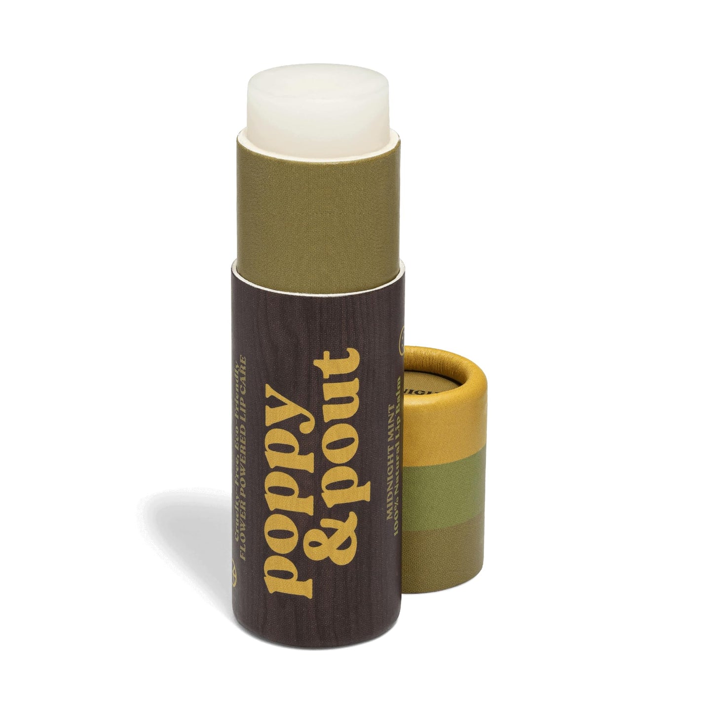 Poppy & Pout Midnight Mint Jumbo Lip Balm - All Natural Lip Balms & Moisturizers - Hydrates with Beeswax, Vitamin E, Organic Coconut Oil Beauty and Personal Care Poppy & Pout