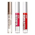 Kiss New York 3 PACK Lip Oil Gloss, Hydrating Non-Sticky Lip Oil, 100% Natural Oil Clear Lip Gloss, Lightweight Lip Moisturizer (Rosegold & Rosehip Beauty & Personal Care KISS NEW YORK