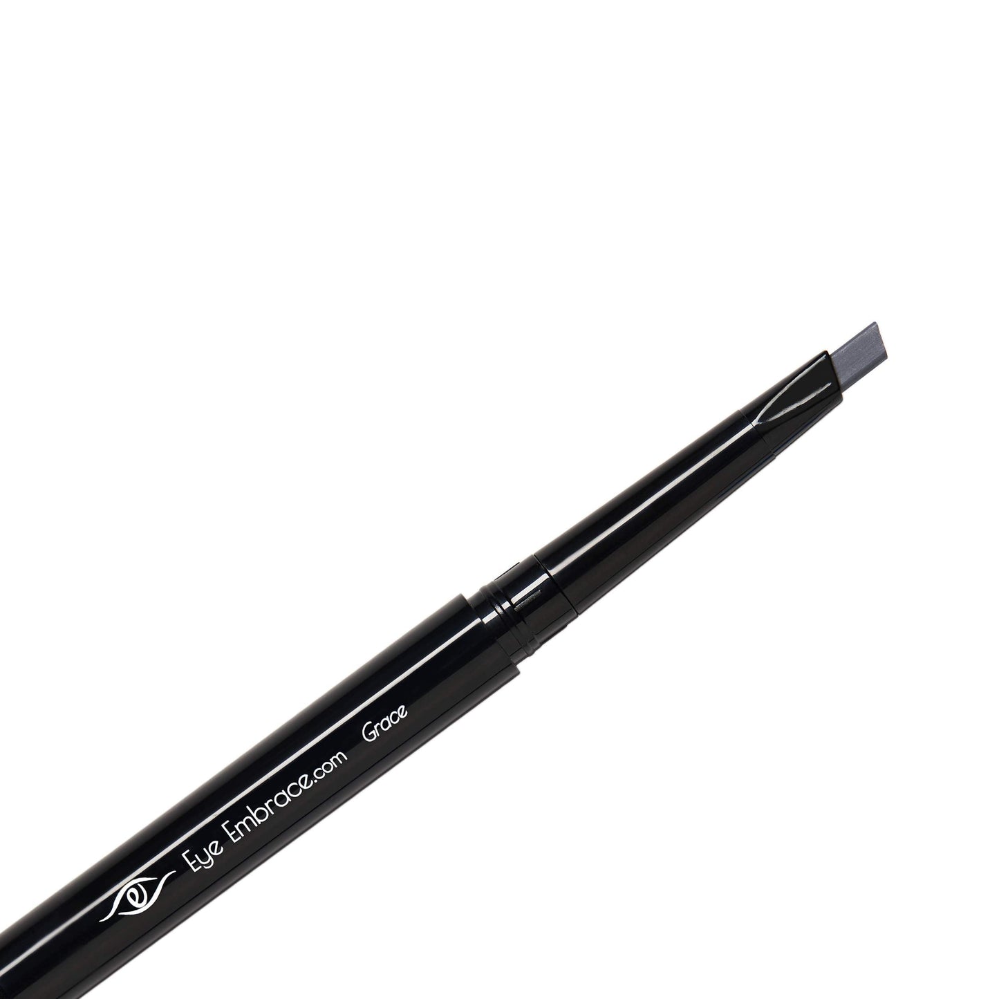 Eye Embrace Grace: Medium Gray Eyebrow Pencil - Waterproof, Double-Ended Automatic Angled Tip & Spoolie Brush, Cruelty-Free Beauty & Personal Care Eye Embrace