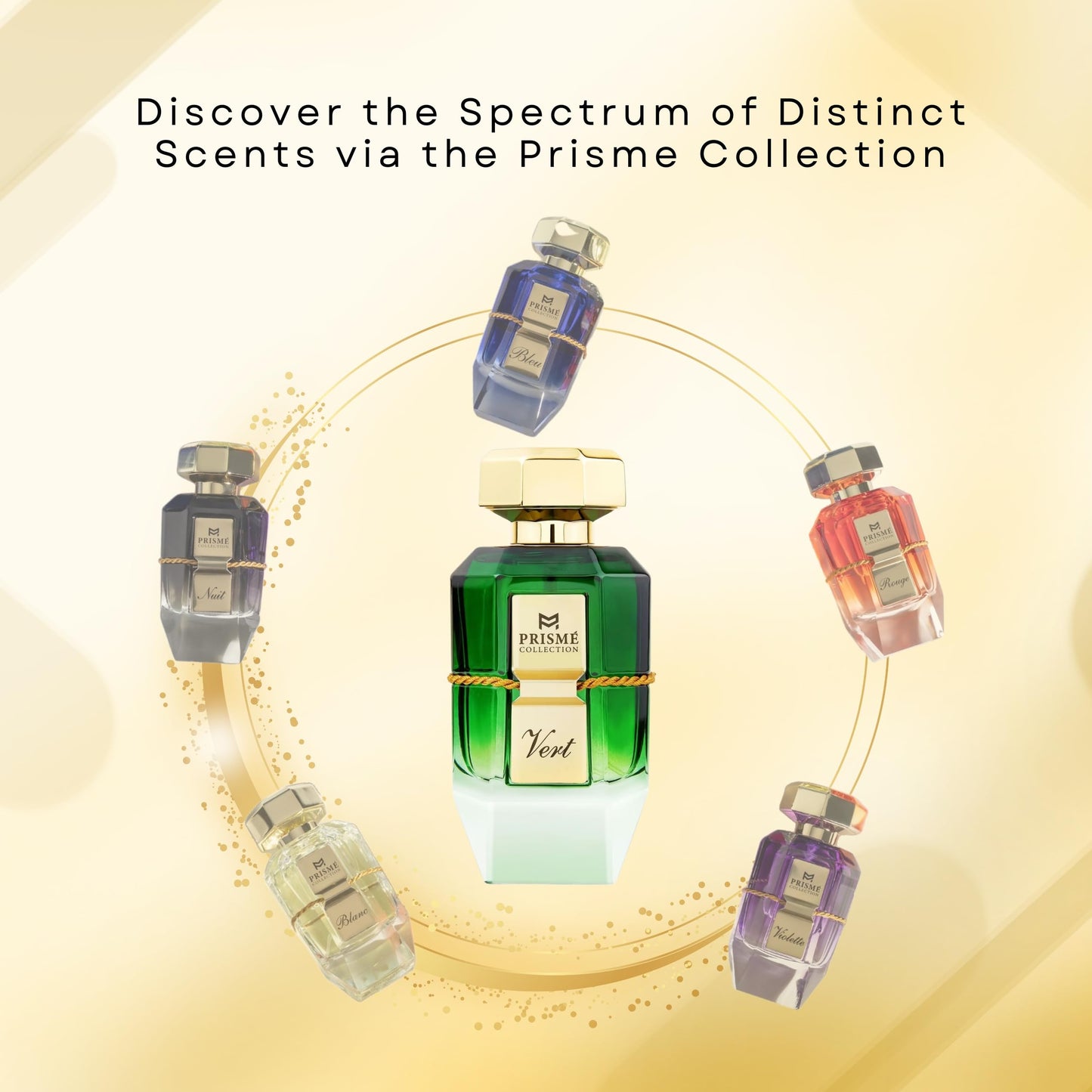 Patek Maison Prismé Vert Eau de Parfum with Notes of Tangerine, Lemon, Jasmine, Fig & White Musk - Citrus Brightness Floral Harmony and Refined Green Beauty & Personal Care Patek Maison