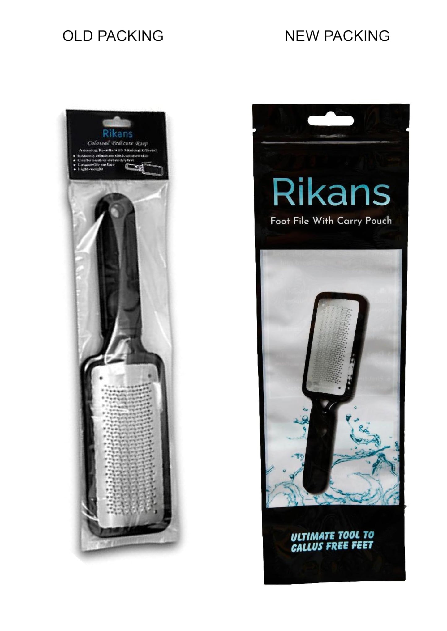 Colossal Foot rasp Foot File and Callus Remover. Best Foot Care Pedicure Metal Surface Tool to Remove Hard Skin. Can be Used on Both Wet and Dry feet Beauty & Personal Care Rikans