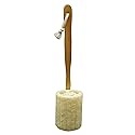 Natural Exfoliating Loofah Luffa Loofa Back Sponge Scrubber Brush with Long Wooden Handle Stick Holder Body Shower Bath Spa Pack of 1 Beauty & Personal Care TTYBG