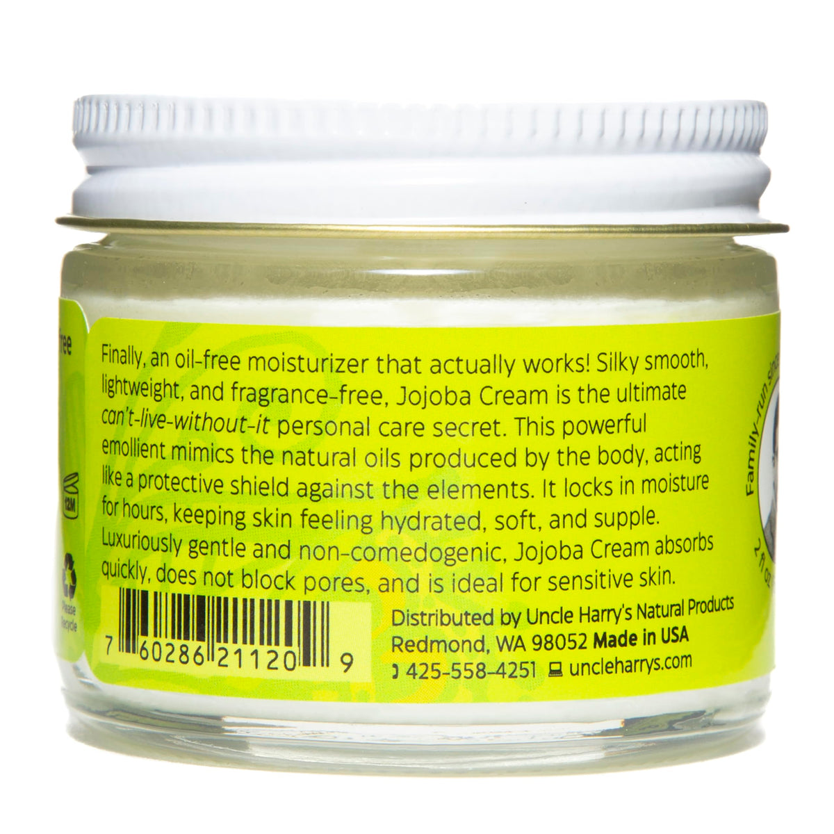 Uncle Harry's Natural Products Ayurvedic Face Cream with Jojoba Esters and Pure Essential Oils of Turmeric, Sandalwood, Palmarosa, and Cypress - Beauty & Personal Care Uncle Harry's Natural Products