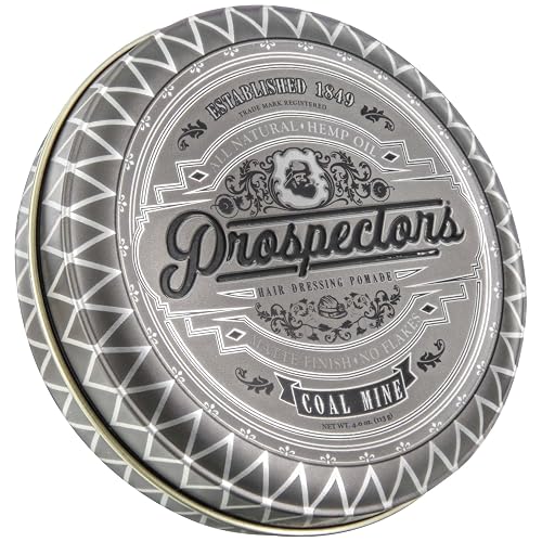 Prospectors Pomade Coal Mine Pomade For Men - 4 ounce Beauty & Personal Care PROSPECTORS