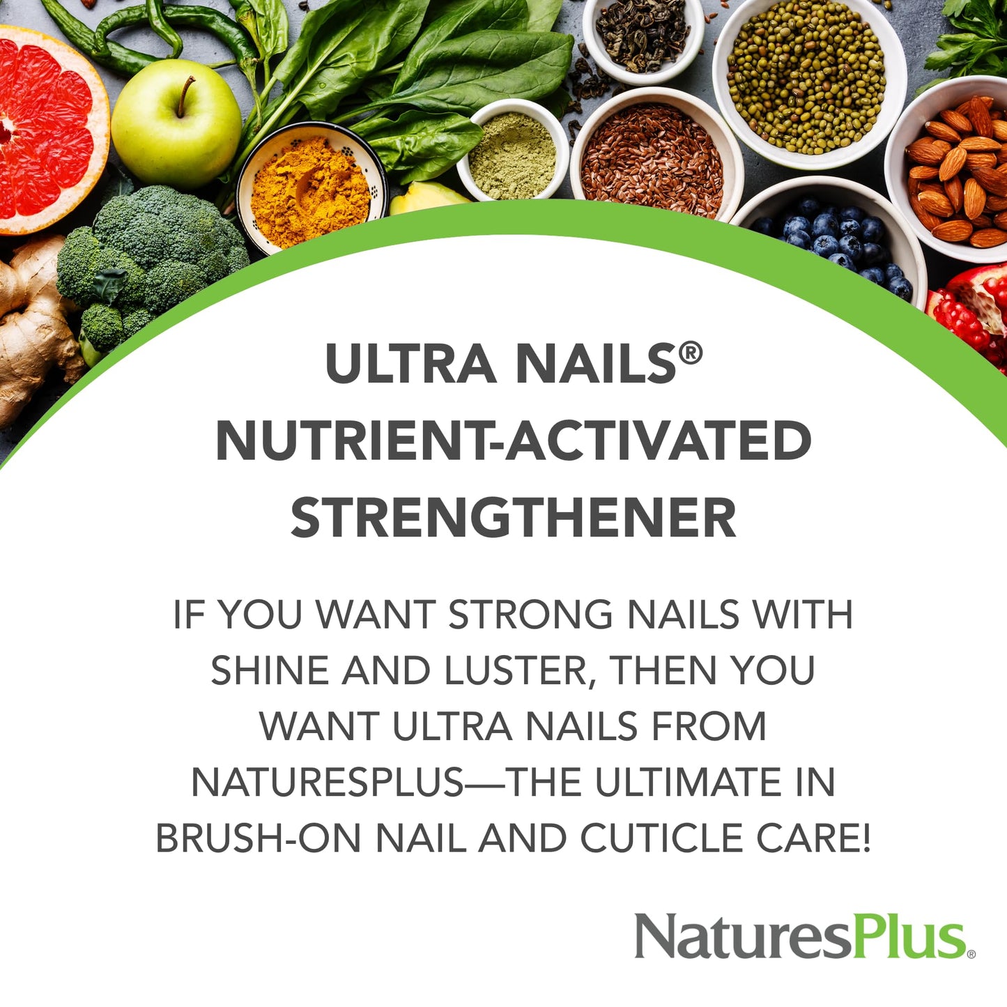 NaturesPlus Ultra Nails Nutrient-Activated Strengthener - .25 fl oz - Naturally Strengthens Nails & Cuticles - Conditions Nails With Aloe, Calendula Beauty & Personal Care NaturesPlus