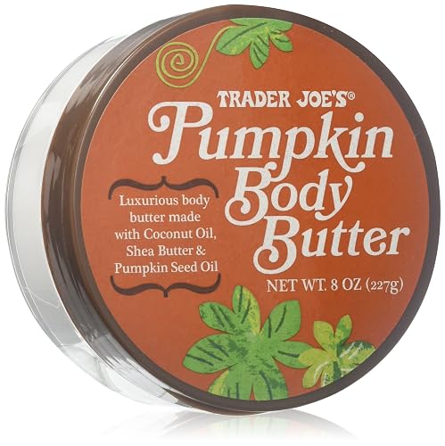 Trader Joes Pumpkin Body Butter - Luxurious Body Butter Made with Coconut Oil, Shea Butter & Pumpkin Seed Oil - 8oz., 227g. Beauty & Personal Care Trader Joe's