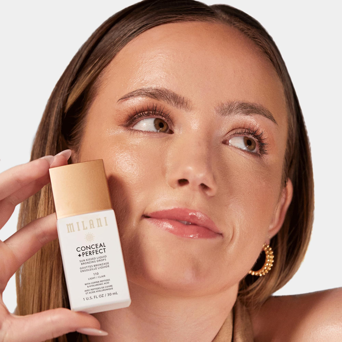 Milani Conceal + Perfect Sun Kissed Liquid Bronzing Drops - Light