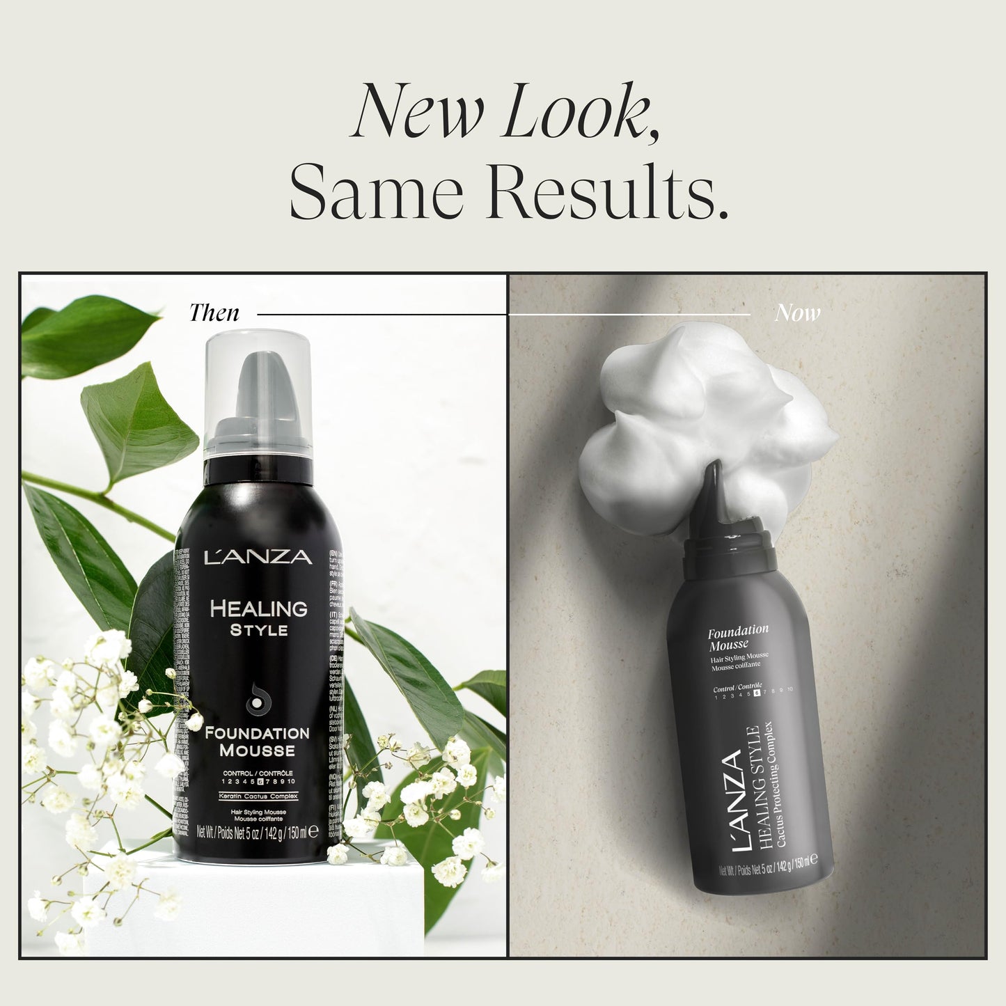 L'ANZA Healing Style Foundation Mousse with Medium Hold Effect, Refreshes and Moisturises Hair and Scalp, With Advanced Control Technology, Non-drying Beauty & Personal Care L’ANZA
