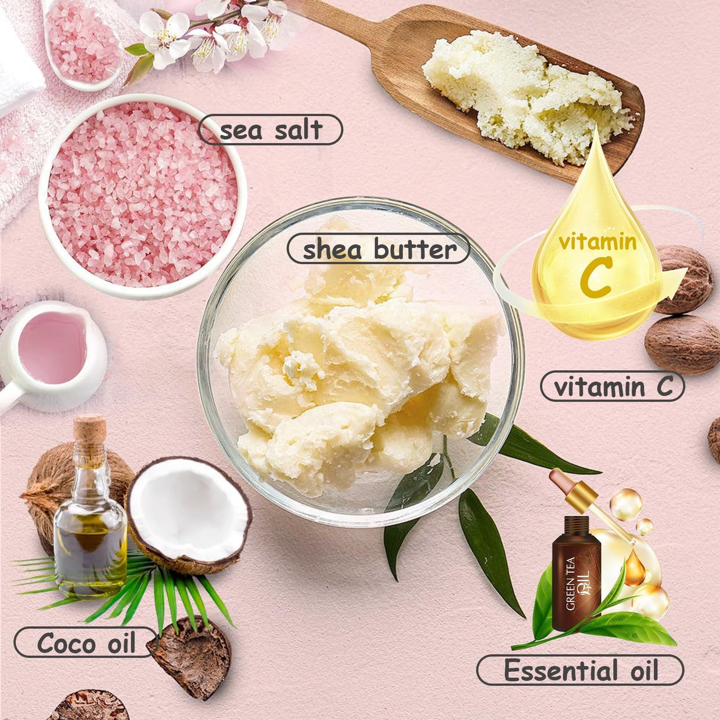 Bath Bombs for Women, 20 Pcs Handmade Bubble Bathbombs Gift Set, Shea & Coco Butter Dry Skin Moisturize, SPA Relaxing Gifts for Women & Men, Her Beauty and Personal Care Excalla