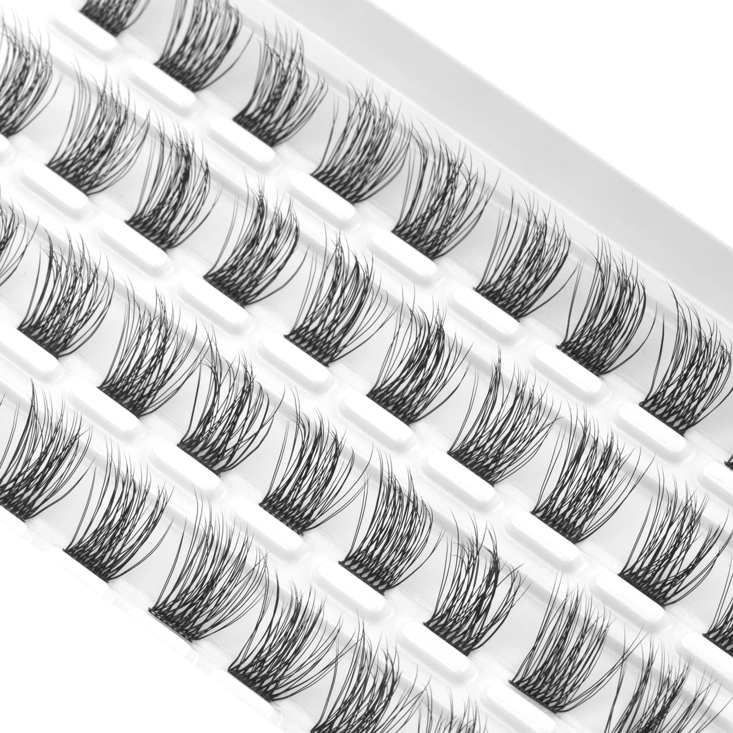 Lash Clusters, DIY Eyelash Extension, Reusable Volume Individual Lashes, Wispy Fluffy Artificial Natural Look for Cluster Lashes, C Curl Lashes Pack Beauty & Personal Care WONSIS