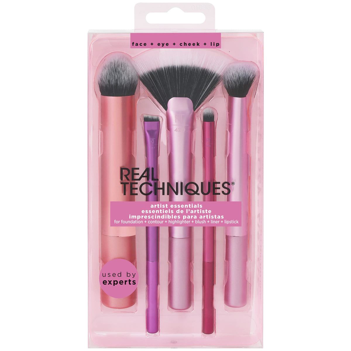 Real Techniques Artist Essentials Makeup Brush Set, Professional Makeup