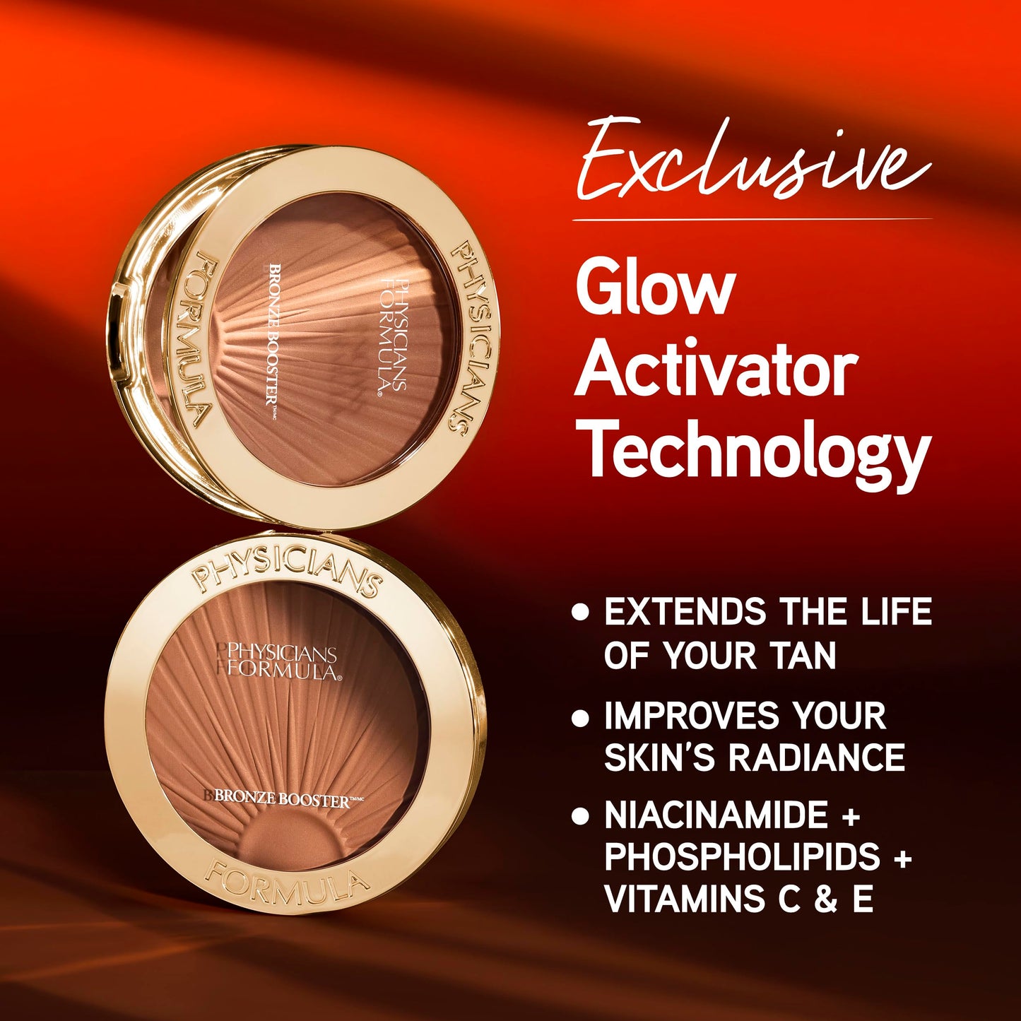 Bronze Booster™ Sun Bronzer Glow Activated Pressed Bronzer Beauty & Personal Care Physicians Formula