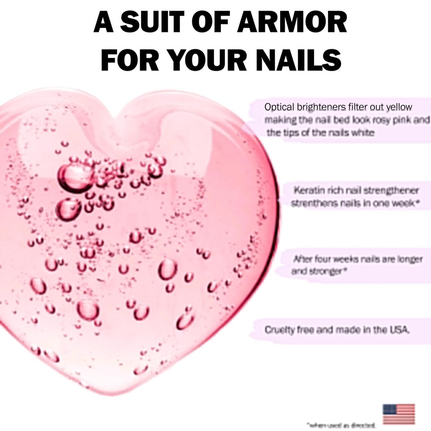 Perfect Formula Pink Gel Coat - Rosey Glow Nail Strengthener & Keratin Treatment, 0.6 oz - Protein-Rich, Glossy Pink Gel Nail Polish for Damaged Nails Beauty & Personal Care Perfect Formula