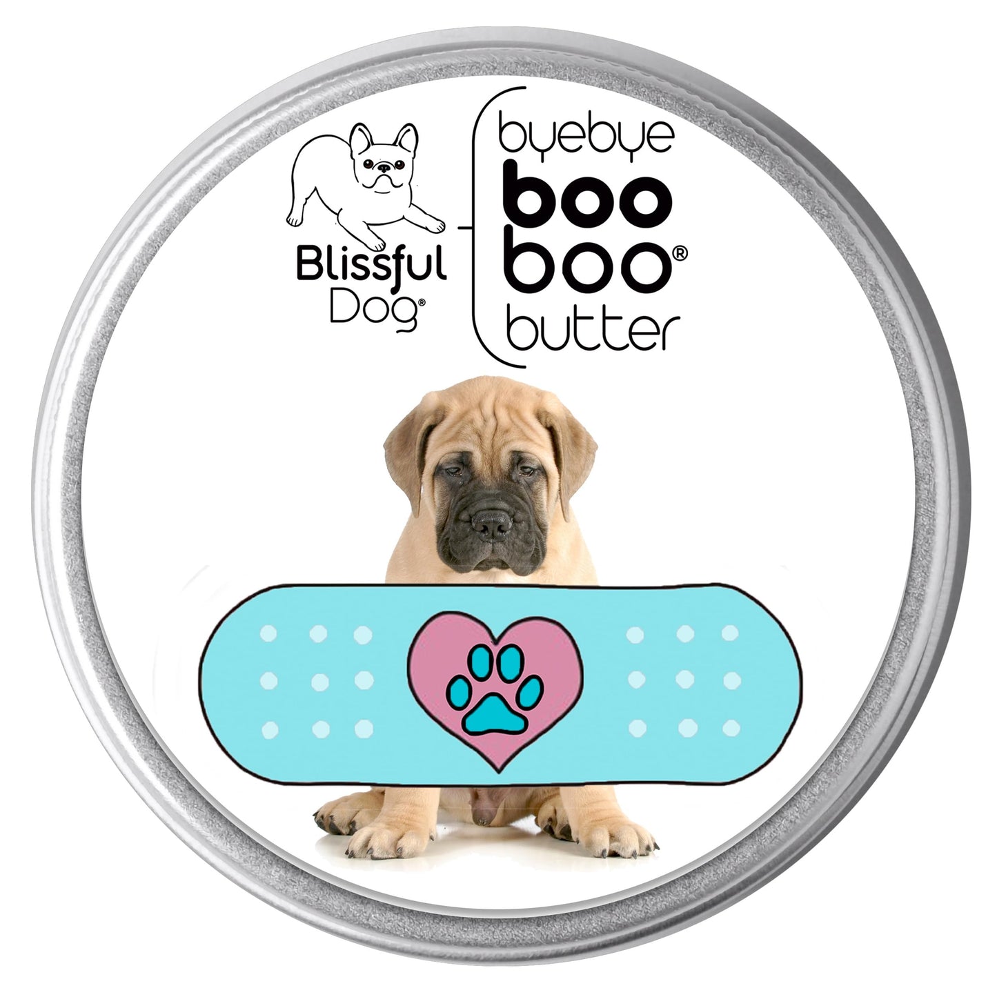The Blissful Dog 2 oz TIN Bullmastiff Booboo Butter Beauty and Personal Care The Blissful Dog