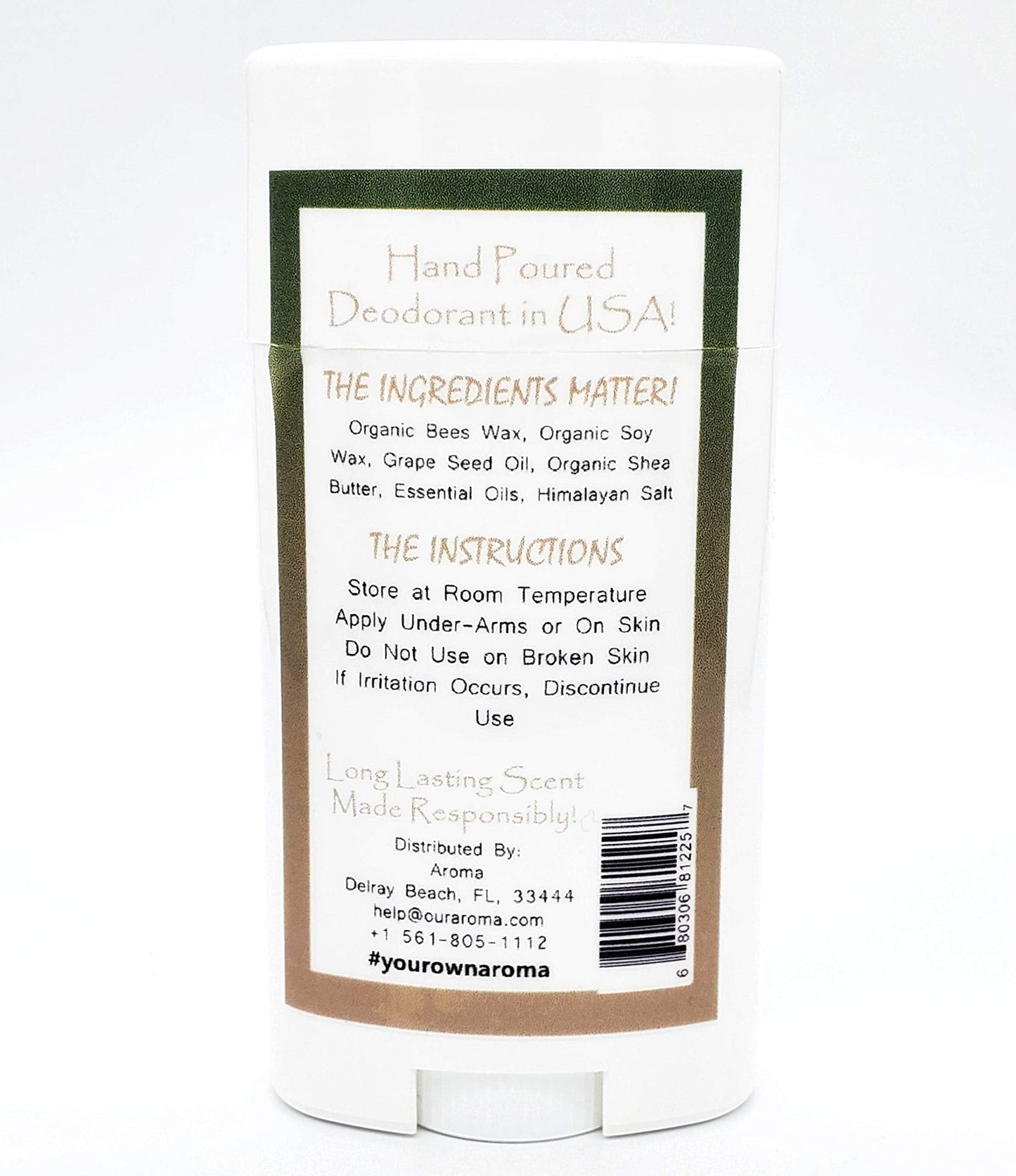Aroma Frankincense and Oakmoss 2.5 Oz Deodorant Beauty and Personal Care Our Aroma