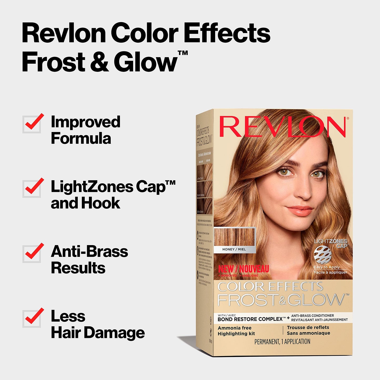 Rev Frst/Glw Highlght Hon Size 1Ct Revlon Color Effects Frost & Glow Highlights Honey 1Ct Beauty & Personal Care REVLON