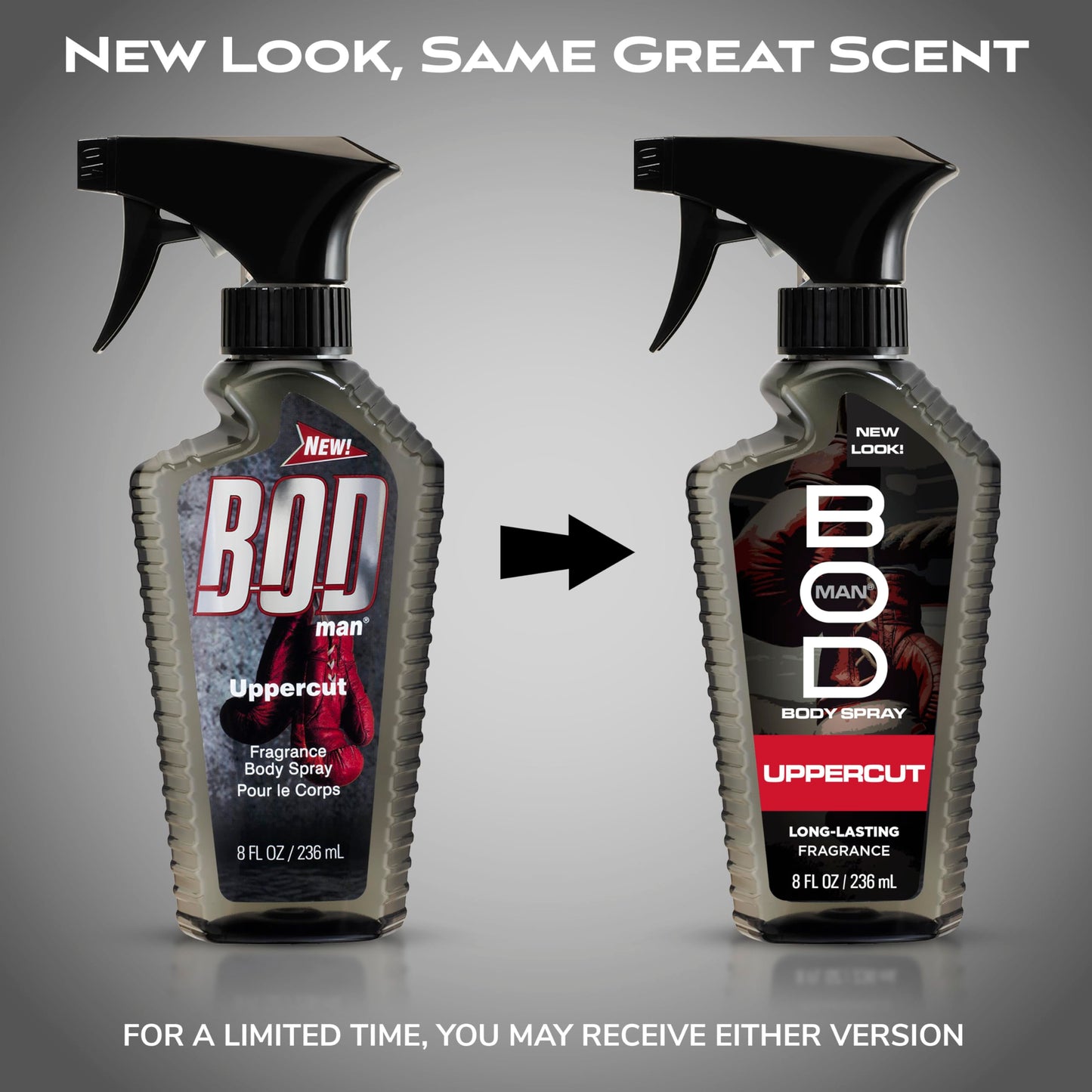 BOD man Fragrance Body Spray, Upper Cut, 8 fl oz Beauty & Personal Care BOD Man