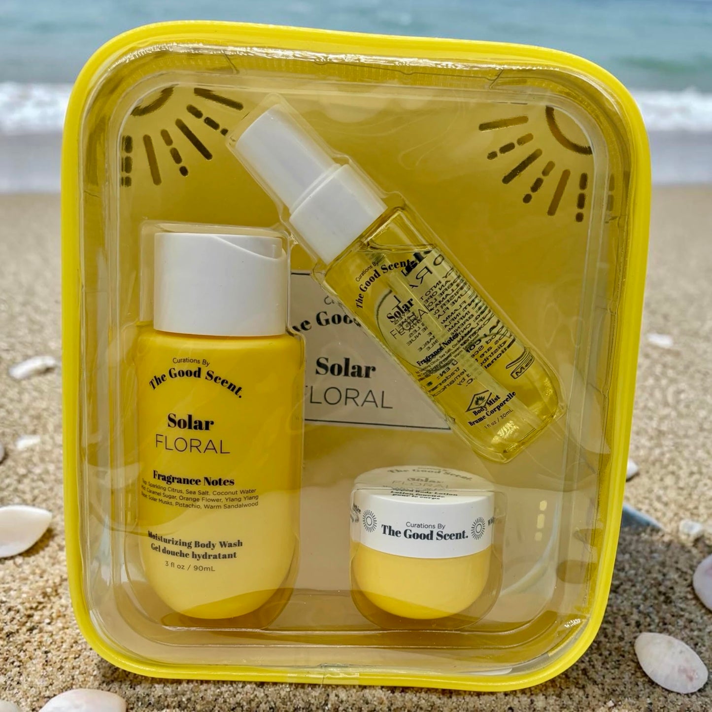 Curations by the Good Scent Solar Floral Travel Set Beauty & Personal Care Curations by the Good Scent