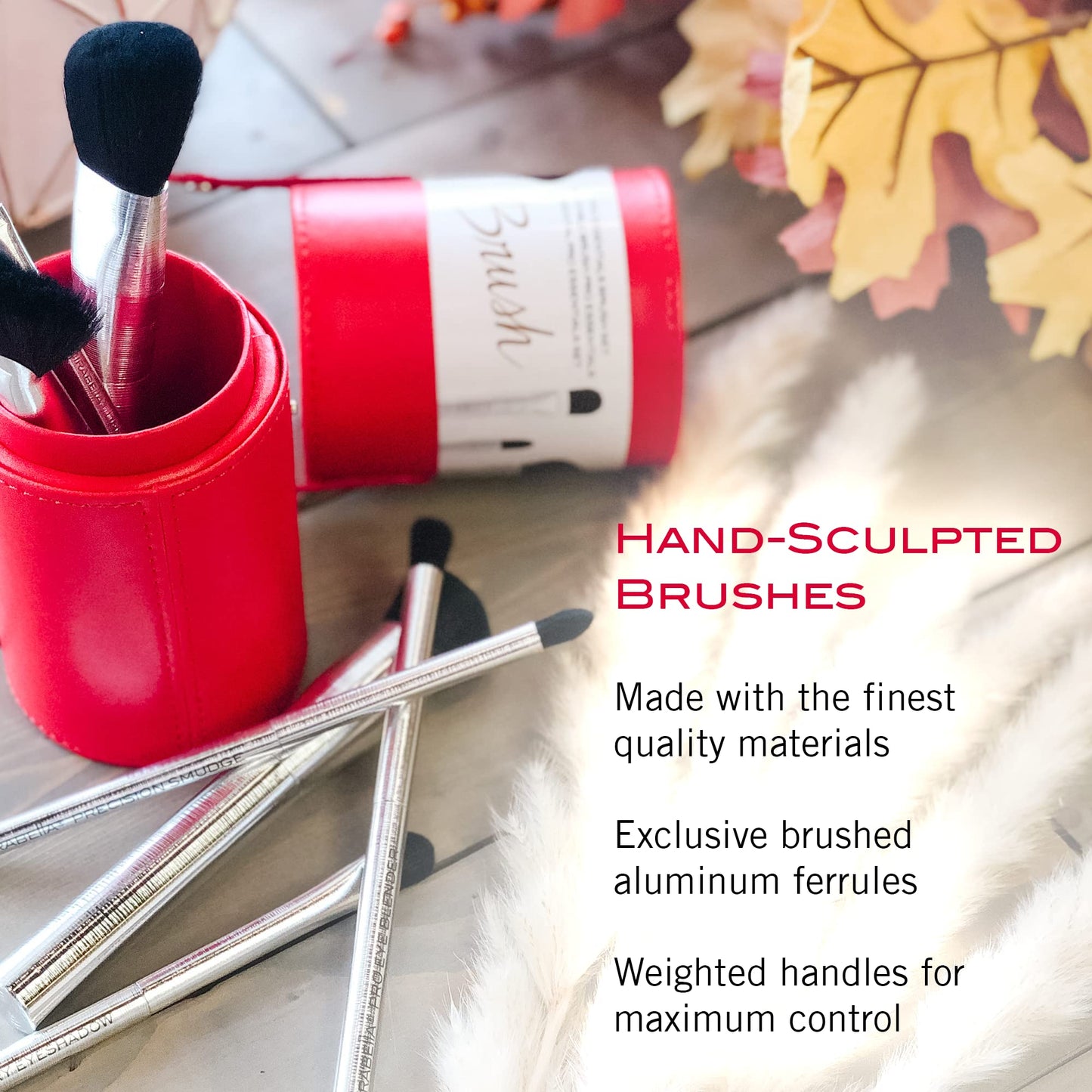Mirabella Precision Smudge Brush, Premium Professional Makeup Brush Collection, Cruelty-Free Synthetic Bristle Brush, Hand-Sculpted Brushed Aluminum Beauty & Personal Care Mirabella