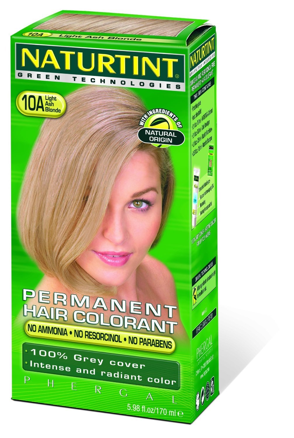 Naturtint Permanent Hair Color 10A Light Ash Blonde, 5.75 ounce - 3 Pack Beauty & Personal Care Naturtint