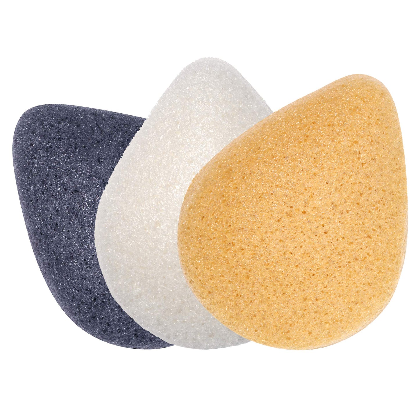 REVLON Konjac Sponge Charcoal - Facial Cleansing, Exfoliation - Round - Rubber - Black Beauty & Personal Care REVLON