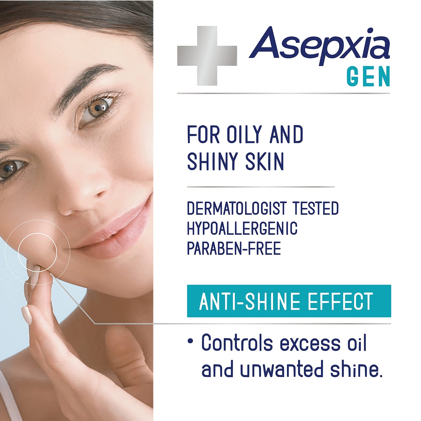 Asepxia GEN Moisturizing Mattifying Cream for Oily Skin, Neutralizes Unwanted Shine, 1.7 Ounce Beauty & Personal Care Asepxia