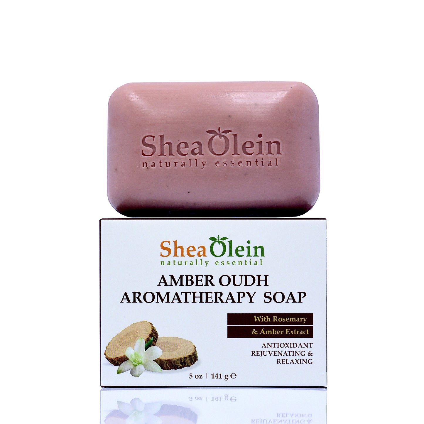 AMBER OUDH AROMATHERAPY SOAP WITH ROSEMARY & AMBER EXTRACT Amber Oudh Aromatherapy Soap with Rosemary & Amber Extract Beauty & Personal Care SheaOlein Naturally Essential