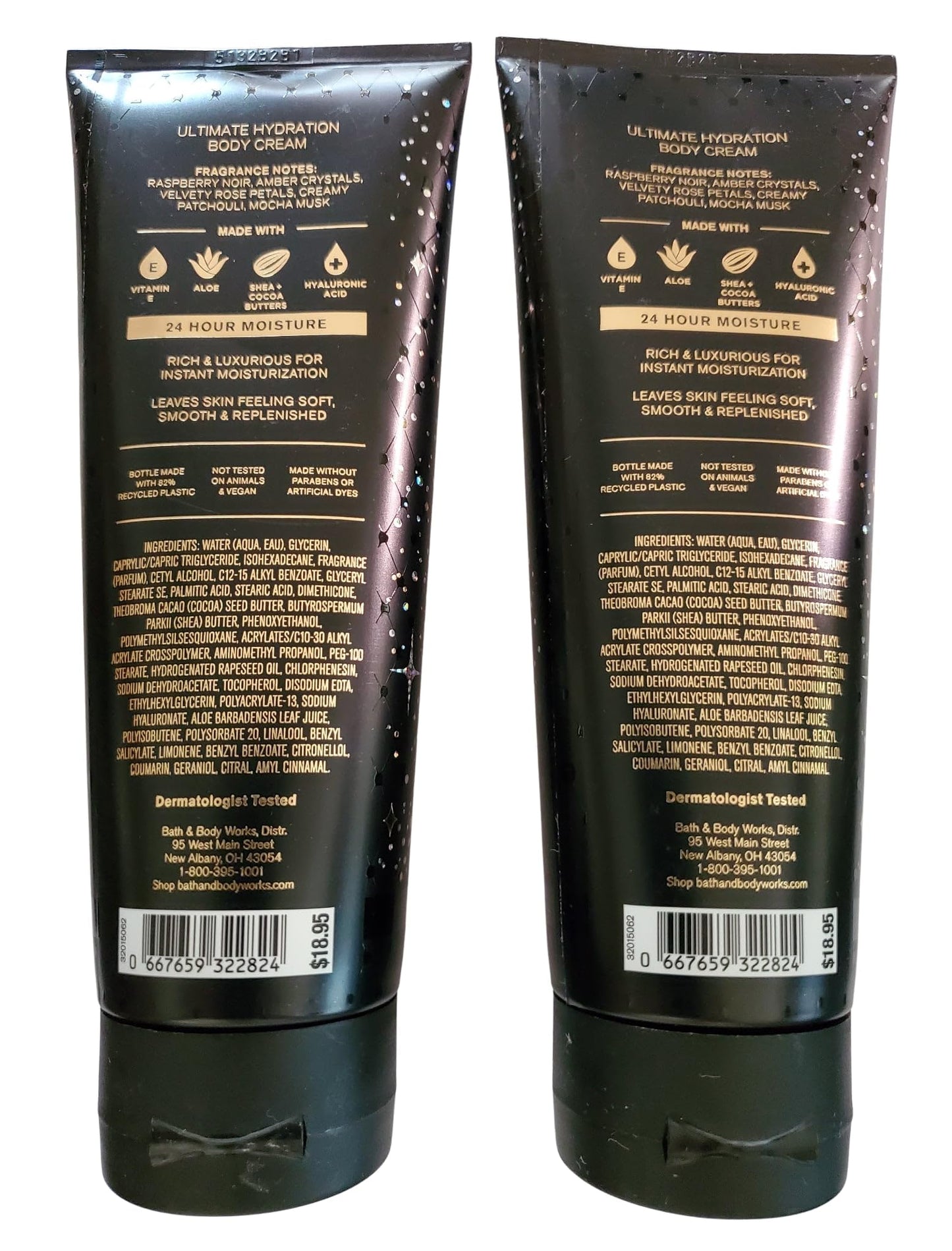 Bath & Body Works Womens Into the Night Ultimate Hydration Body Cream 8 Ounces Pack of 2 Beauty & Personal Care Bath & Body Works