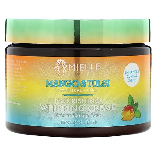 Mielle Nourishing Whipping Creme Mango & Tulsi 12 Oz (Pack of 1) Beauty & Personal Care Mielle Organics