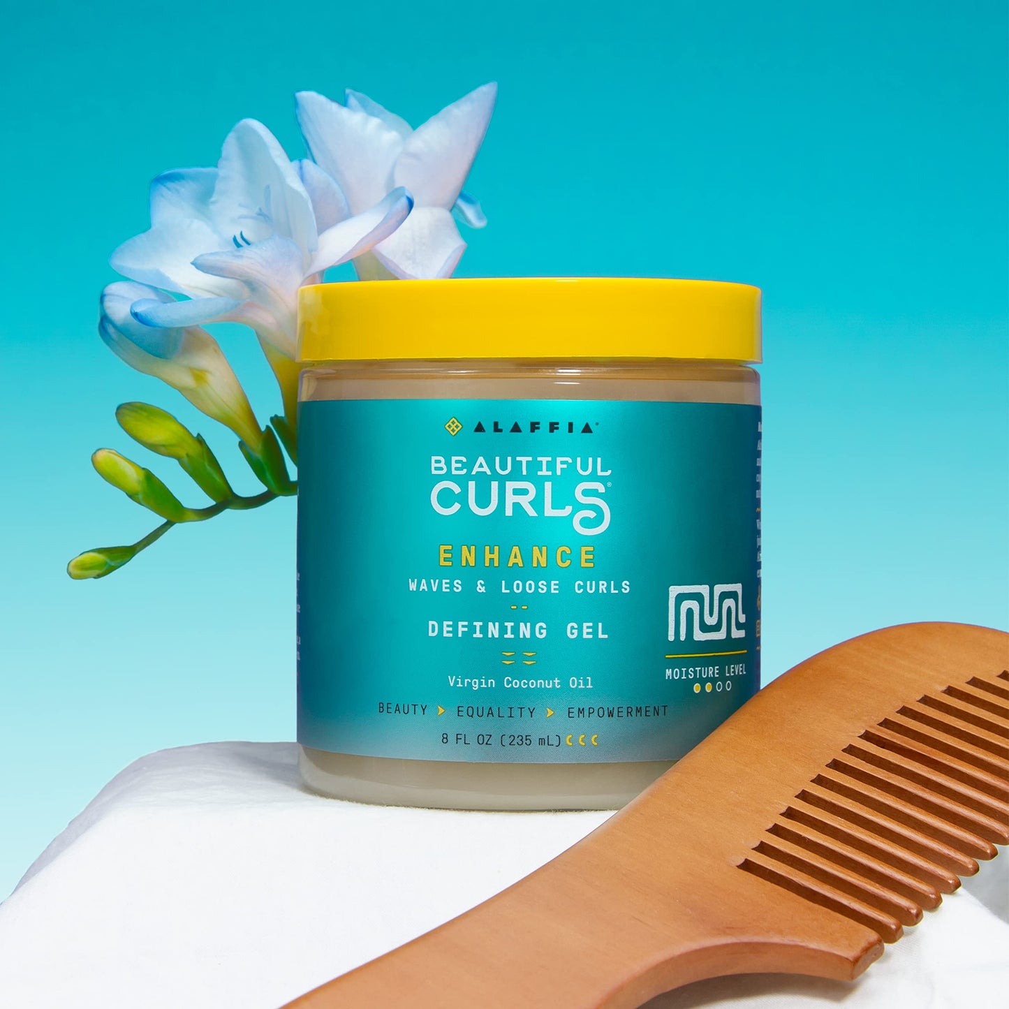Alaffia Beautiful Curls Curl Enhance Defining Gel, Wavy to Curly Hair Products, Hair Gel to Coil, Twist and Braid, Natural with Shea Butter, Coconut Beauty & Personal Care Alaffia